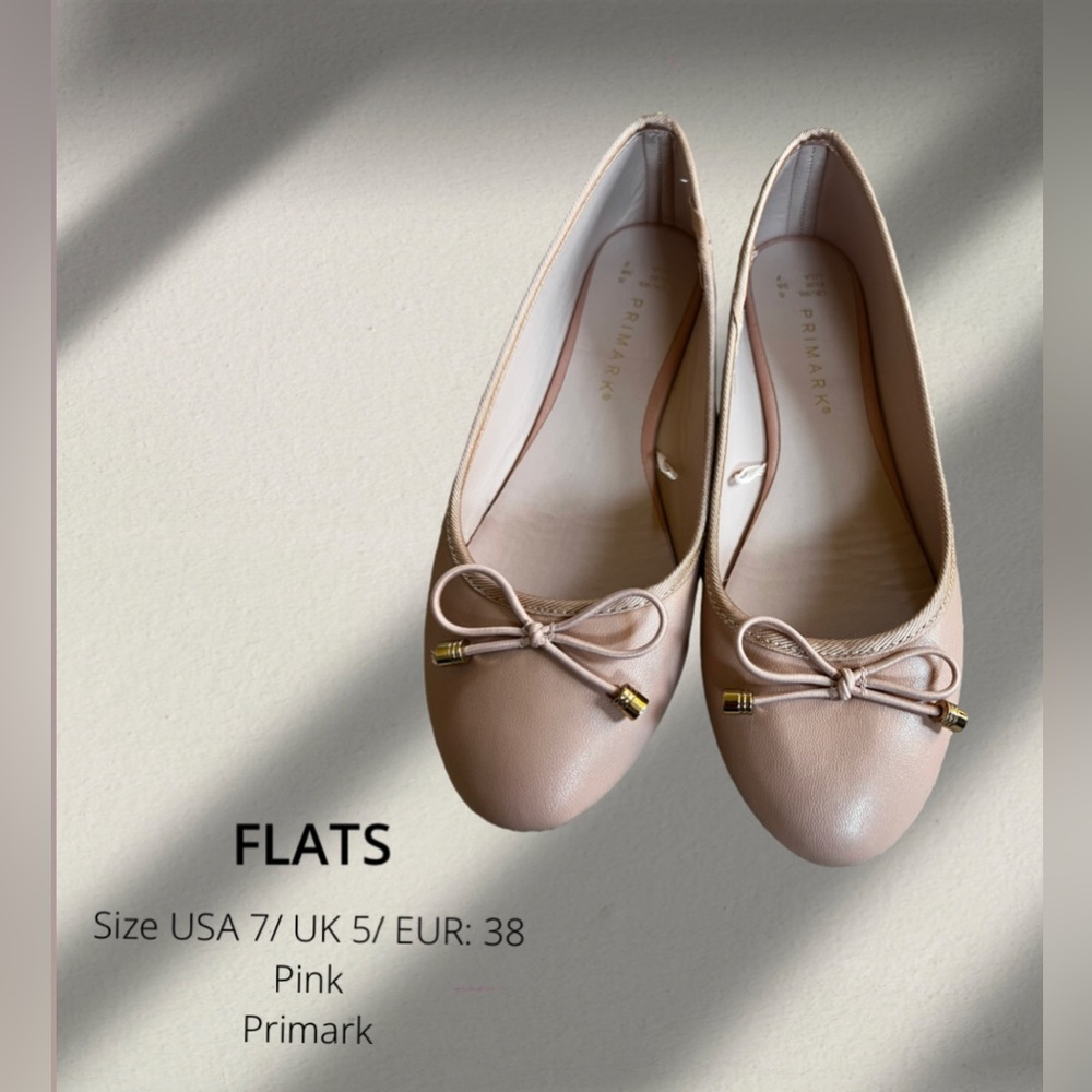 Primark pink flats. Size USA 7 / UK 5 / EUR 38